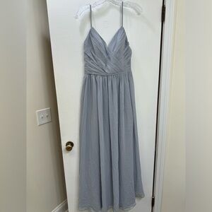 Hayley Paige chiffon bridesmaid dress